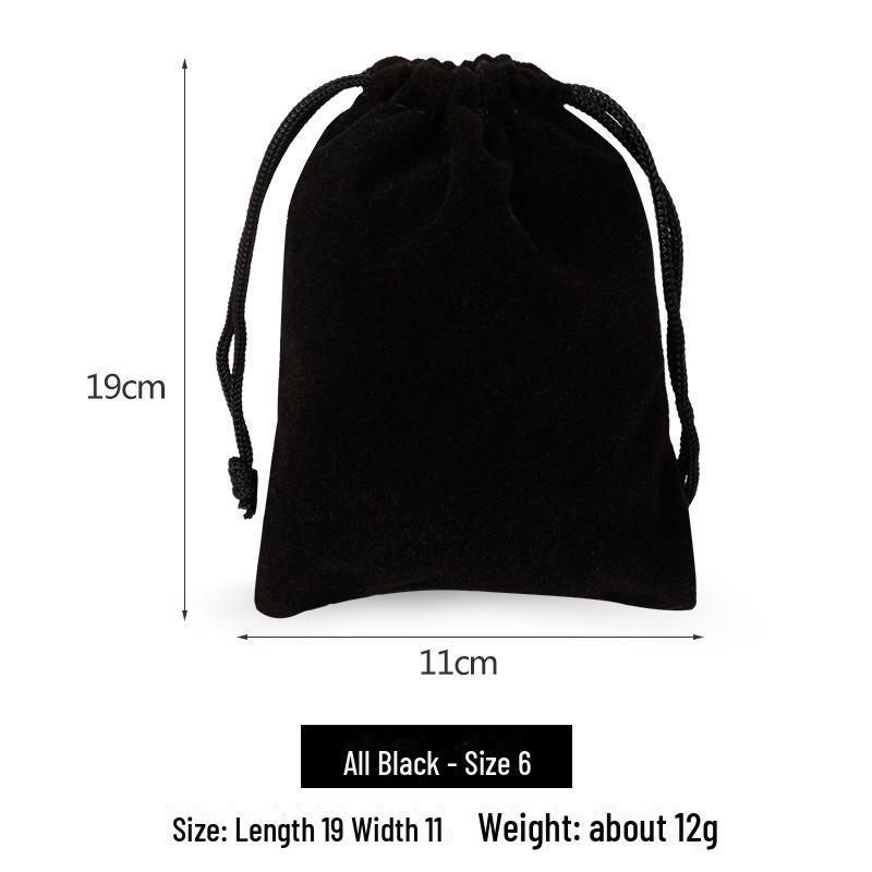 Velvet Drawstring Jewelry Bag: New Year's Lucky Charm Pouch