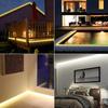 Super Bright 220V COB LED Strip Light with Switch EU Plug Waterproof Flexible Neon Tape Ribbon for Kitchen Bedroom Cabinet Room Home Decoration