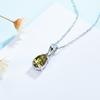 Kuololit Diaspore Gemstone Pendant For Women Solid 925 Sterling Silver Watedrop Necklace For Engagement Party Gifts No Chains