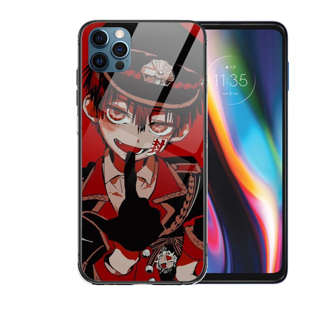Toilet-bound Hanako-Kun Anime Glas Hülle Für iphone 13 12 11 Pro Max 12Pro XS Max XR X 7 8 Plus SE 2020 mini Hülle Gehärtete Rückseite