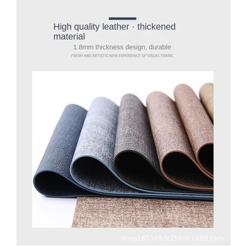 6PCS waschbare Tischsets rutschfeste wärmeisolierende PVC-Tischset für Esstisch Küchenzubehör