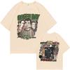 Rare Punk Band Green Day Popdisaster Tour 2002 T-shirts Unisex Women Vintage Gothic Rock Oversized Tshirt Male Cotton Casual Tees
