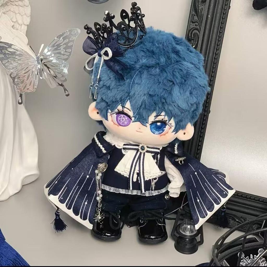 20-30Cm Cotton Doll Clothes No Attribute Dress Up Plush Doll Butterfly Prince Cosplay Clothes Tops Pants Bow Tie Crown Cloak Set