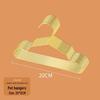 Gold Mini Pet Clothes Hanger for Small Cats and Dogs