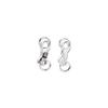 S925 Sterling Silver Fish Hook Clasp for Jewelry Making - Retro Bead Stringing & Necklace DIY Accessories