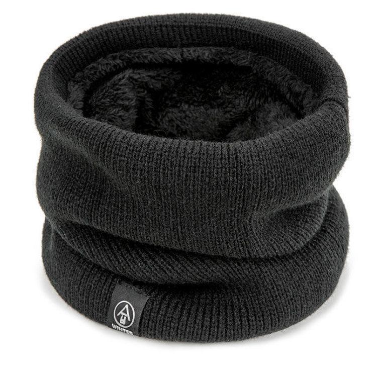 Winter Neck Warmer Scarf Fleece Lined Windproof Gaiter Soft Thermal Insulation for Men Women Halloween Christmas Gift Accessory