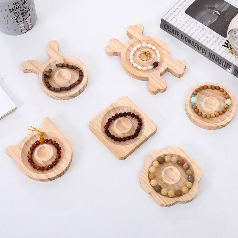 Multi-Size Diy Wooden Beading Design Board Suitable For Jewelry Making Bracelets Necklaces Crafts Tray Practical Display Tools