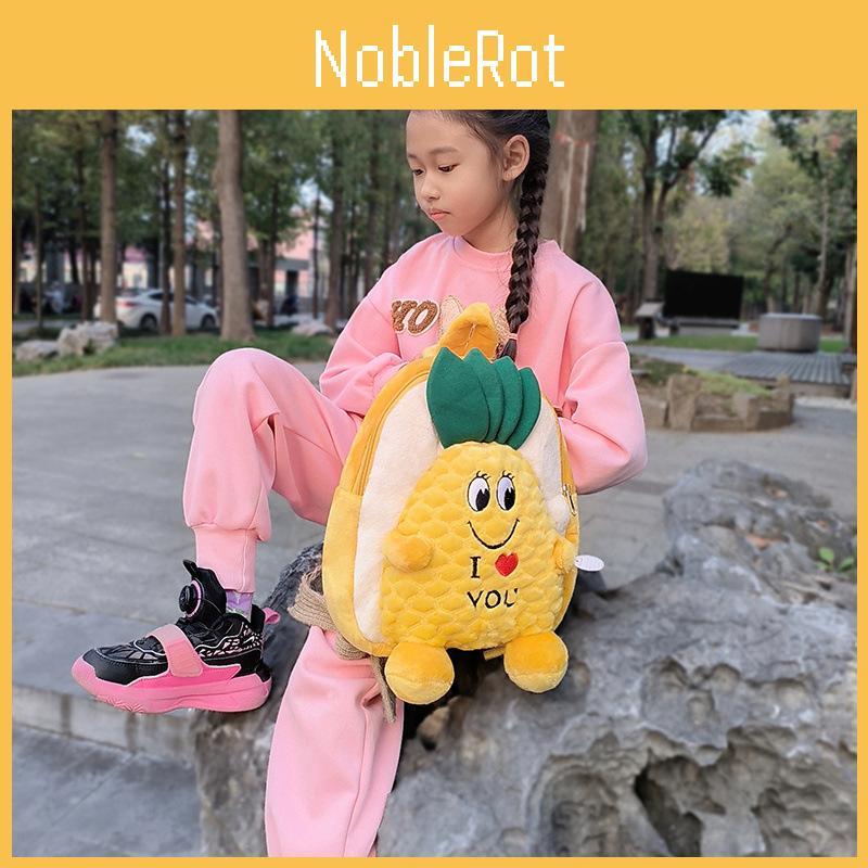 Pineapple Backpack Turtle Schoolbag Children Cartoon Stuffed Toys Plush