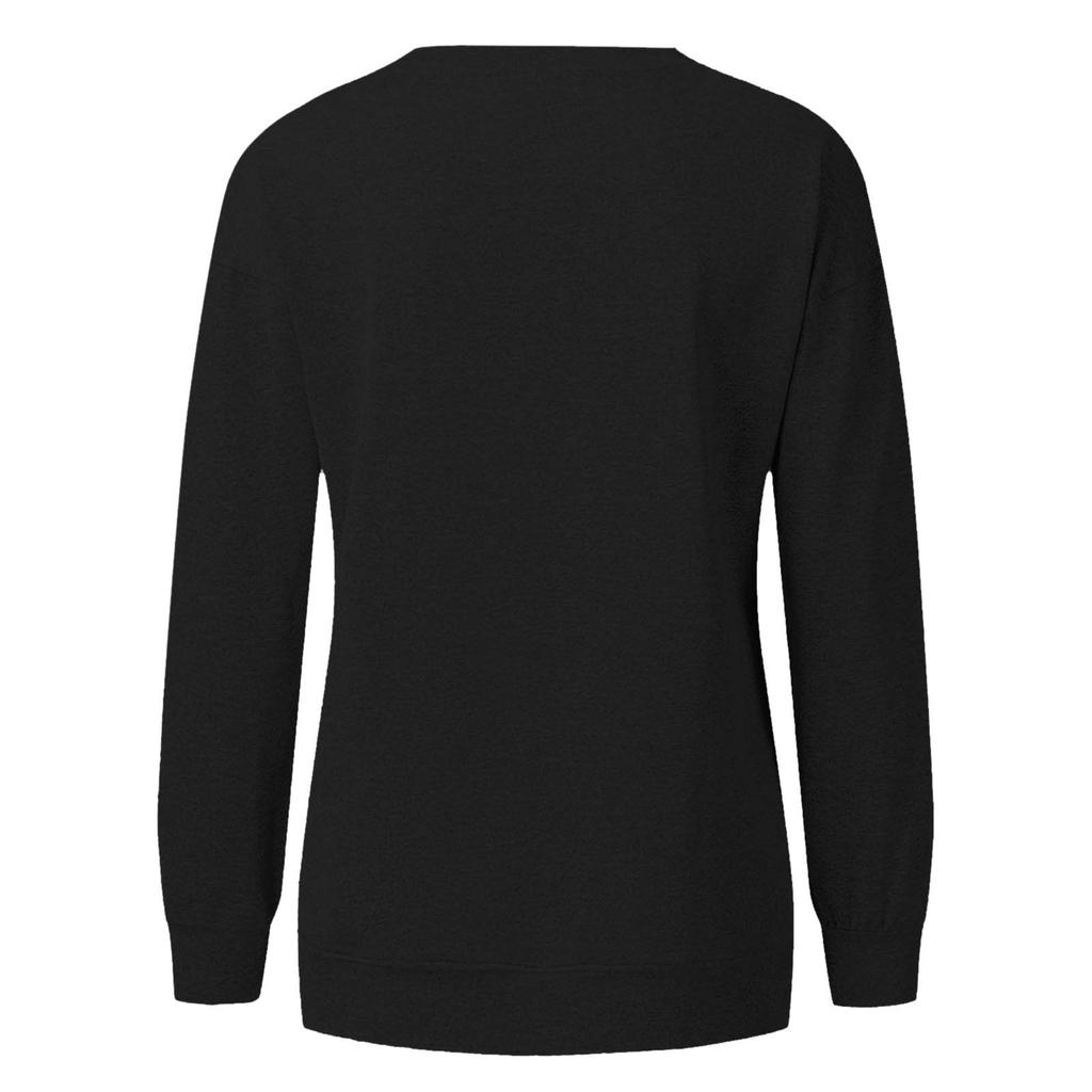 Women's Fashion Leisure Valentine's Day Print  Long Sleeve Pullover Top