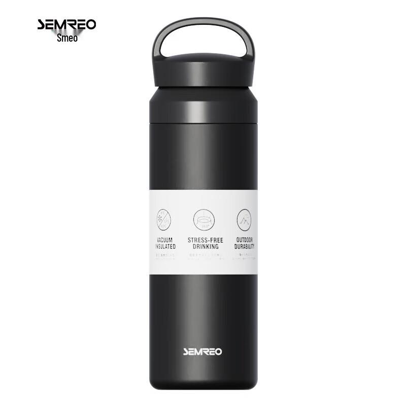 SEMREO Portable Vacuum Flip-Top Travel Mug