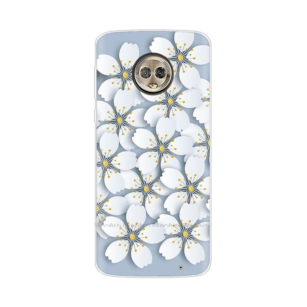 For Moto G6 Play Case TPU Soft Paint Animal Silicone Clear Cover for Motorola Moto G6 Play Plus G6Play Cases Protective Shell