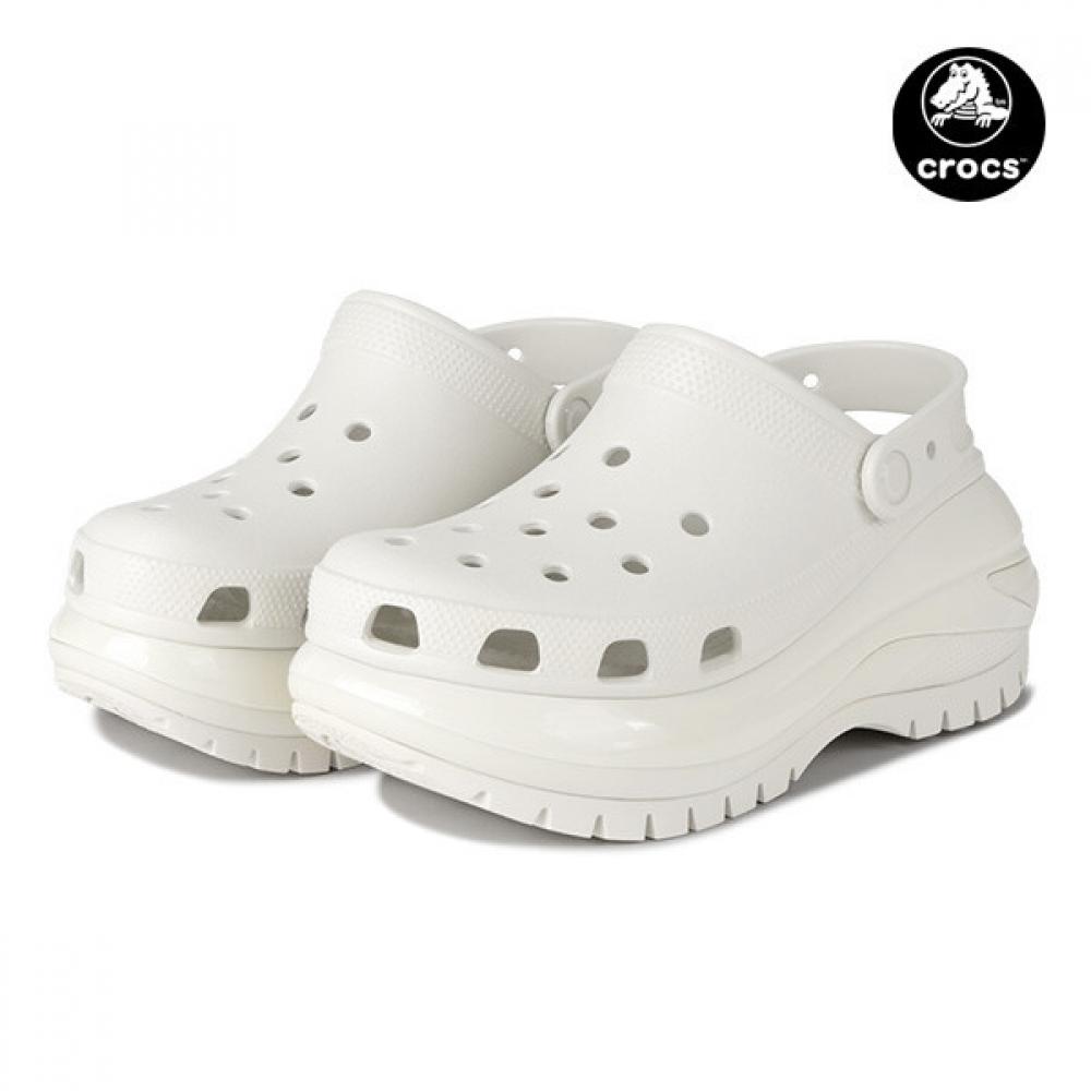 Crocs Mega Crush Clog Platform White 207988 100