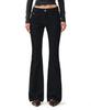 Deketeuumeon Signature Slim Low Rise Flared Jeans Dcwpt006Black