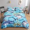 Shark Duvet Cover Set Full Size Queen Size Twin Deep Ocean Animals Bedding Sets for Boys Girls Luxury Soft Comforter Cover Set