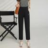 LangSha Women's Summer Straight-Leg Cropped Casual Pants