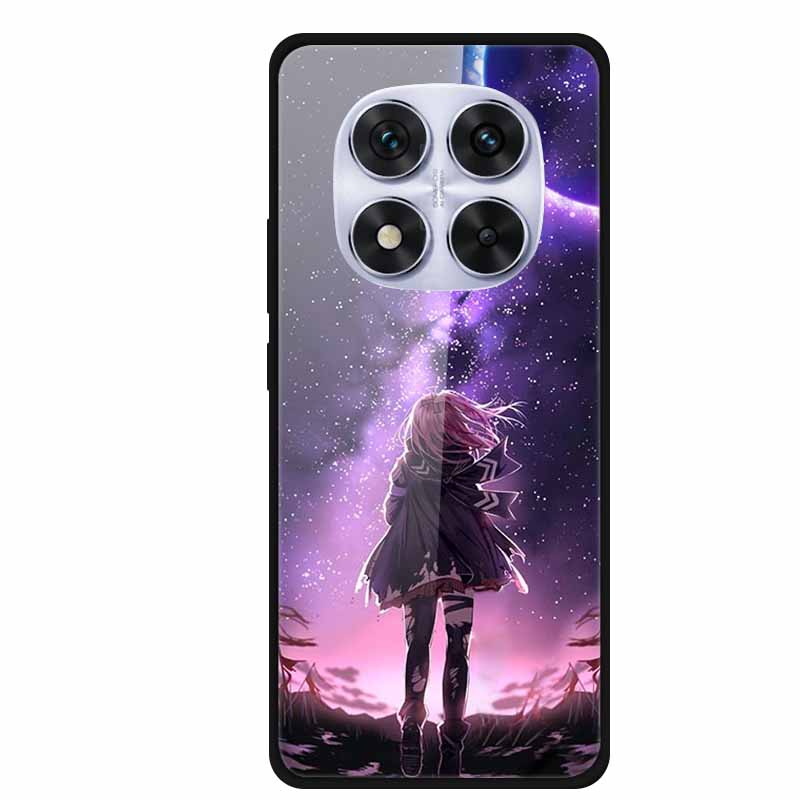 Hard Back Cover For Xiaomi Redmi Note 14 Pro 5G Case Soft Bumper Tempered Glass Case For Redmi Note 14 Pro 4G Case Note14 Pro