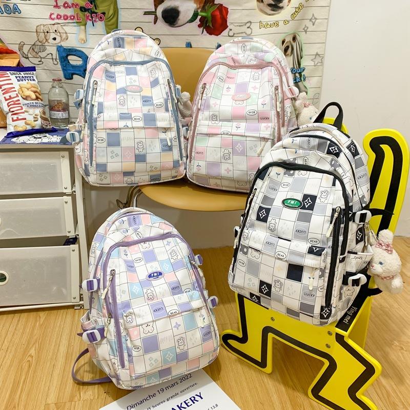 Japanese School Bag Female College Student Cute Graffiti Backpack Fashion Computer Bag Junior High School Student Travel Backpack Tide