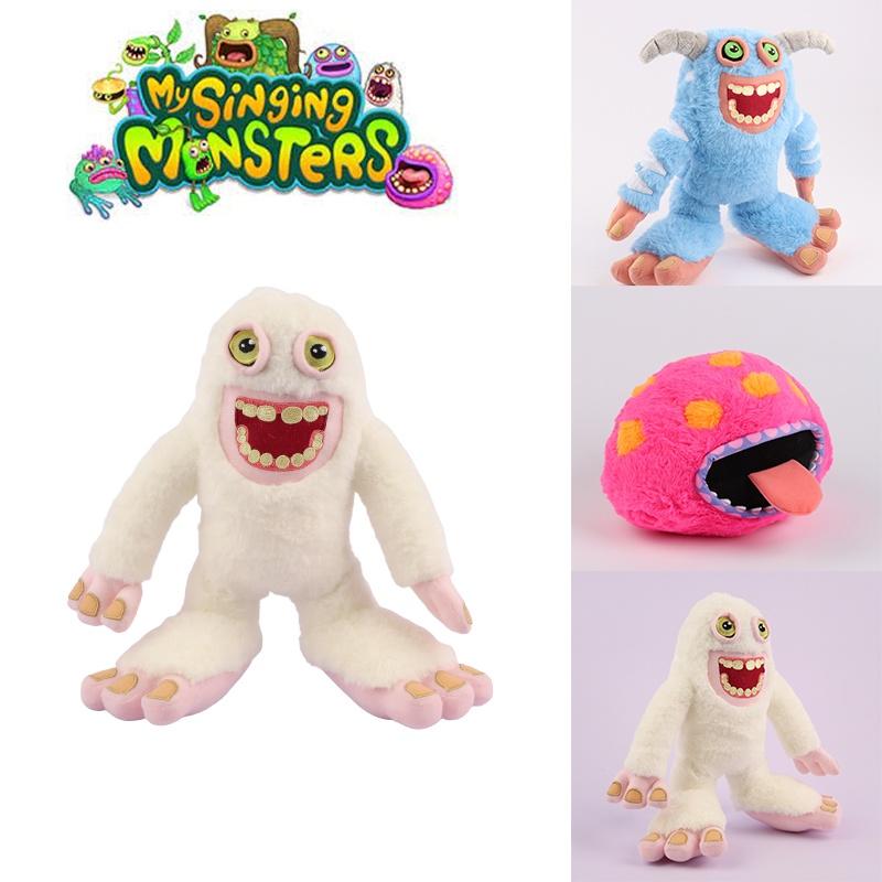 My Singing Monsters Plush Toy Blue White And Pink