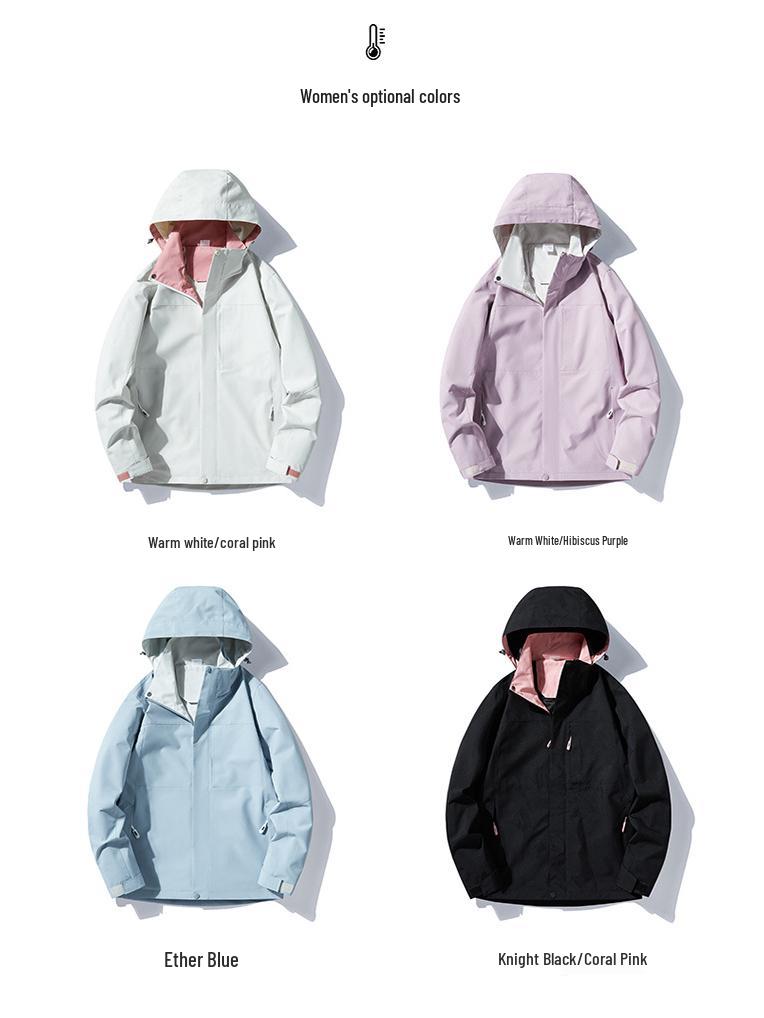 Unisex Windproof & Waterproof Breathable Travel Jacket - New Spring/Autumn Style with Logo Printing Option