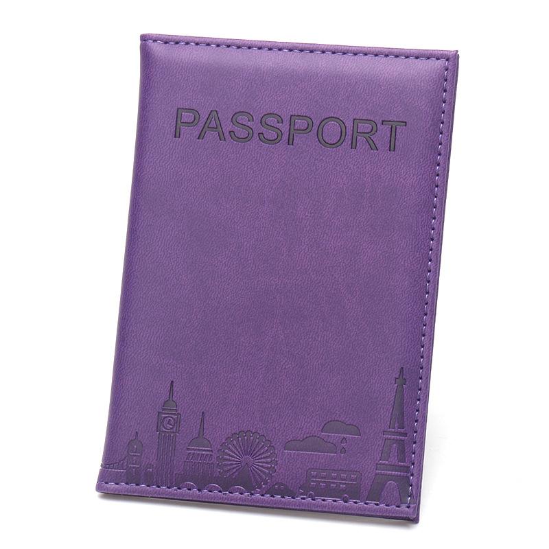 1 Stück Reisepass-Schutzhülle aus Pu-Leder, Dokumentenetui, Reisepass, Schutzhülle, Material, wasserdicht, für Frauen und Mädchen
