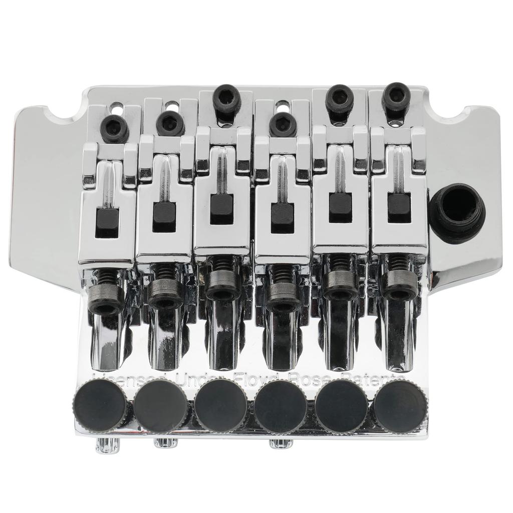 Musiclily Pro Pitch Tremolo Unit 34mm Brass Low for Floyd Rose Electric Chrome 10.8mm Bridge, Block, Profile, Guitars,