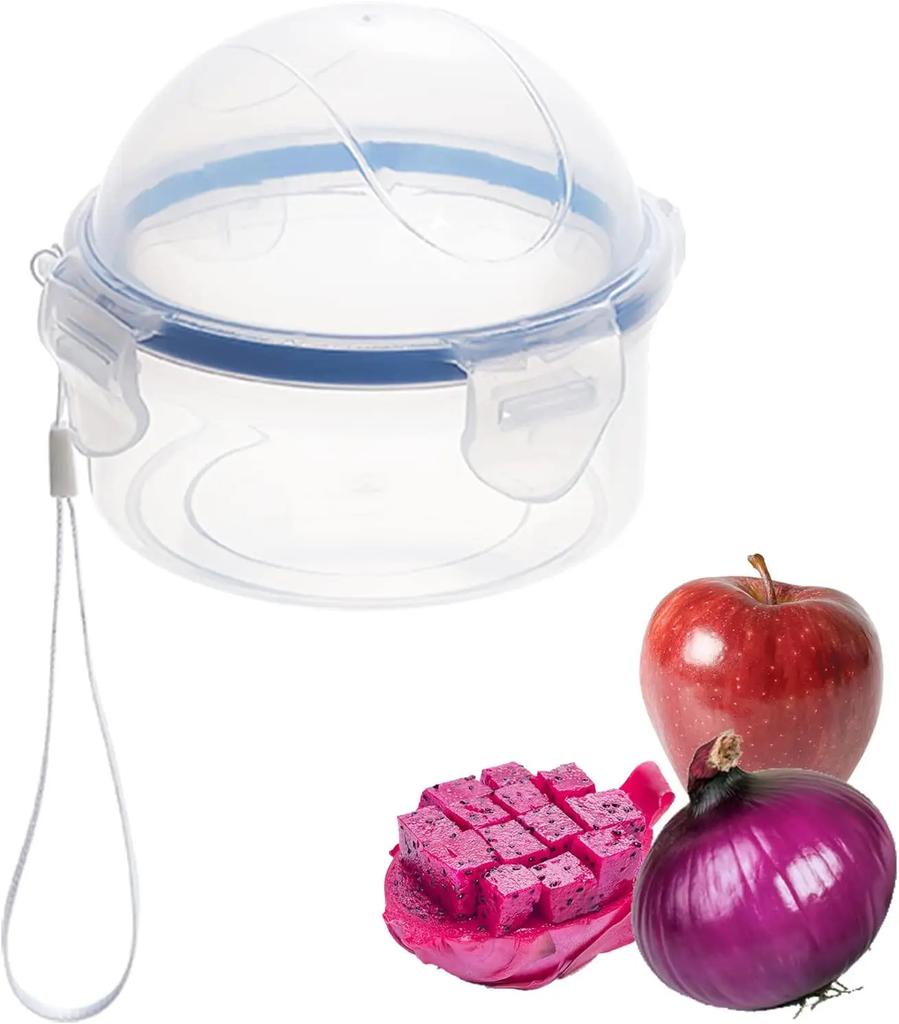 Onion Storage Box Tomato Lemon Apple Produce Saver Holder Portable Fruit and Vegetable Food Storage Keeper Containers for Fridge