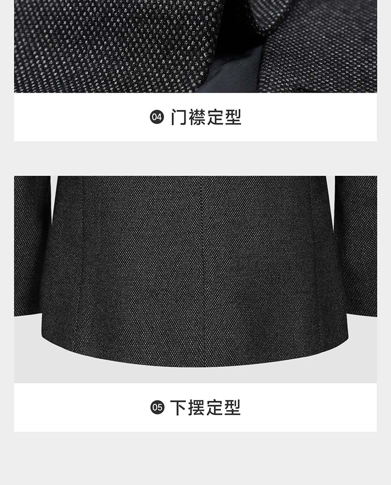 Langdeng Spring Suit Junior Business Dress Qianniao Grid Single Western Coat Top