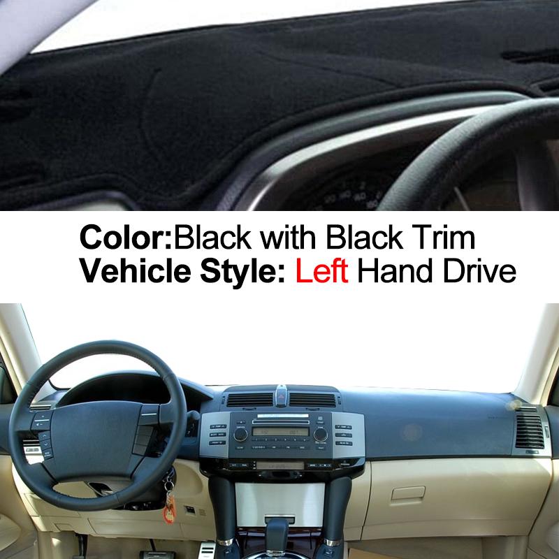 Car Dashboard Cover Dash Mat Carpet Cape For Toyota MARK X 2004 - 2009 Reiz 2005 - 2009 Auto Sun Shade Anti-Sun UV Anti-dirty