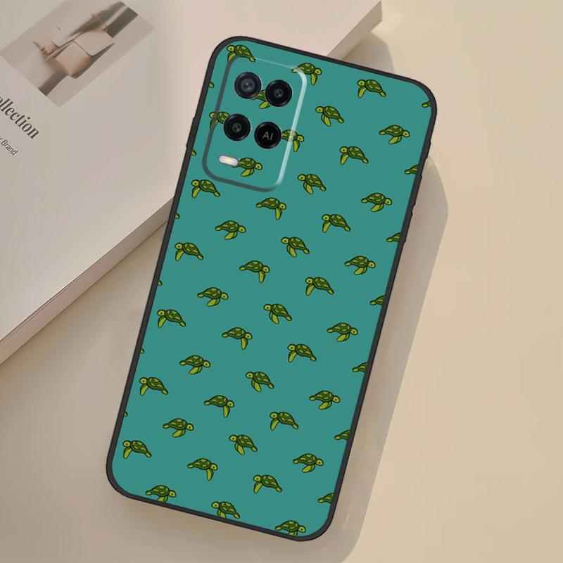 Sea Turtle Case For Oppo A5 Pro A15 A17 A57 A77 A18 A38 A58 A78 A98 A96 A76 A16 A94 A74 A54 A40 A60 A80