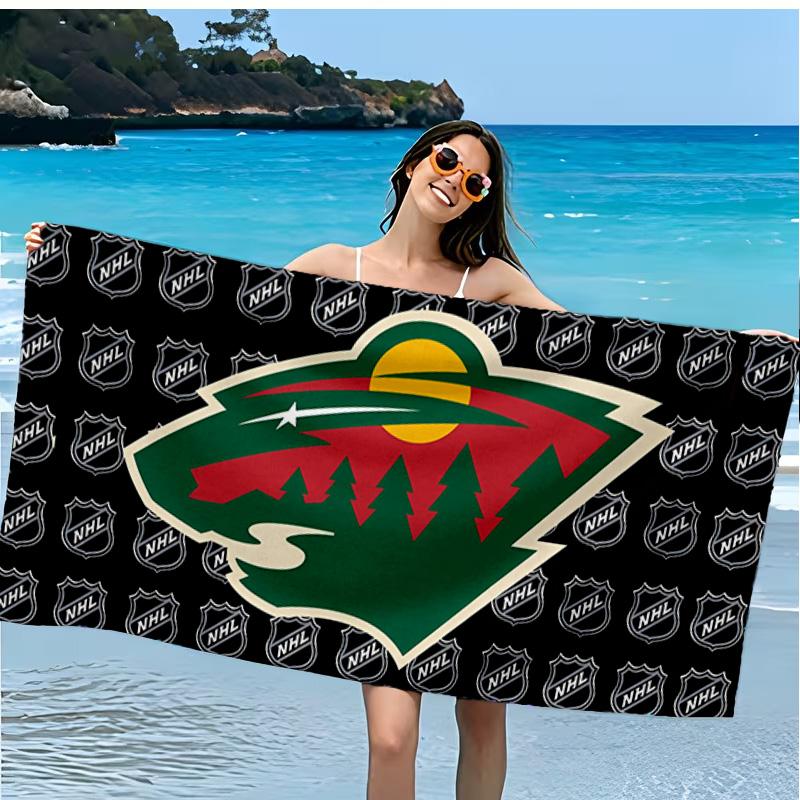 Minnesota wild Microfiber Beach Towel, Soft And Absorbent, Quick-Dry, Ideal for Summer Travel, Beach Essential, Swimming Pool Gifts