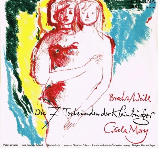 

LP Record BERTOLT BRECHT , KURT WEILL , GISEL - Die 7 Todsünden Der Kleinbürger 825732 ETERNA 1967 Germany Classical Used