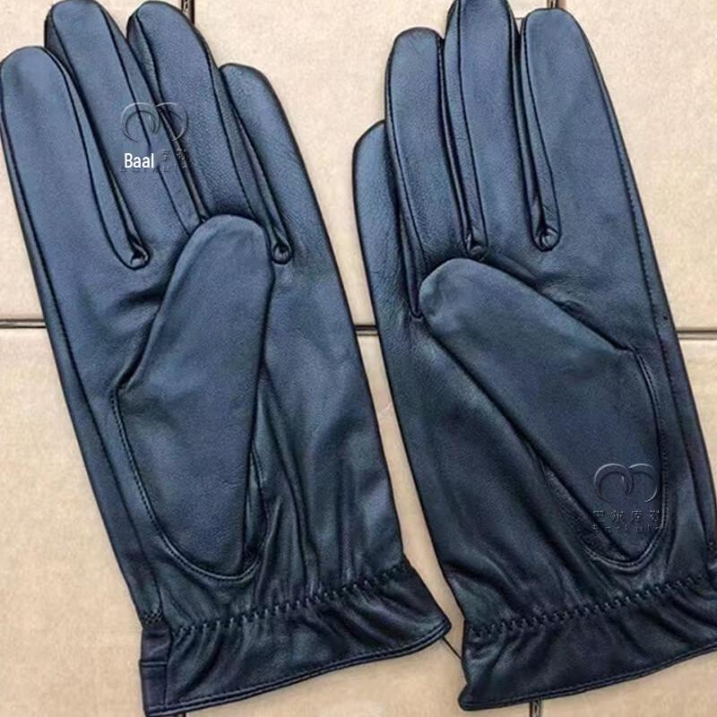 Xiaobing Men's Winter Cycling Leather Gloves