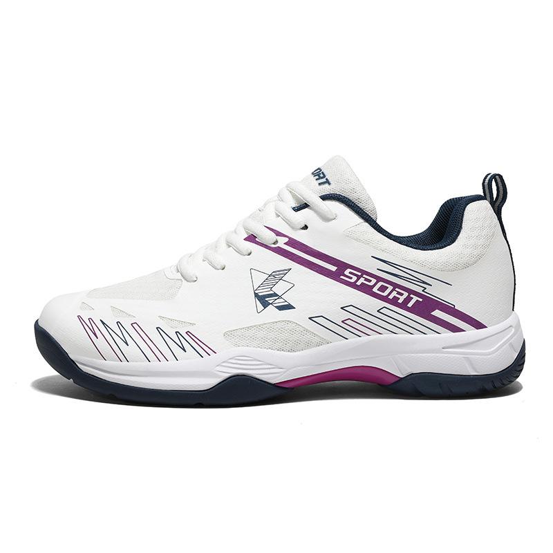 

Badminton shoes men s and women s training shoes shock-absorbing and breathable professional sports shoes non-slip and wear-resistant 2024 new carbon 36