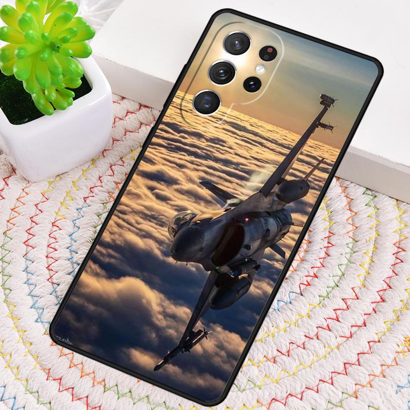 Fighter Plane In The Sky Phone Case for Samsung Galaxy Note 10 Pro S26 Ultra S23 S24 FE S25 S21 S22 PLUS Shockproof Cove
