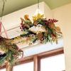 HEADS Christmas Wreath Approximately 430mm Diameter X 160mm 1 Piece X-NW6 Decoration, Depth, Medium, Gold,