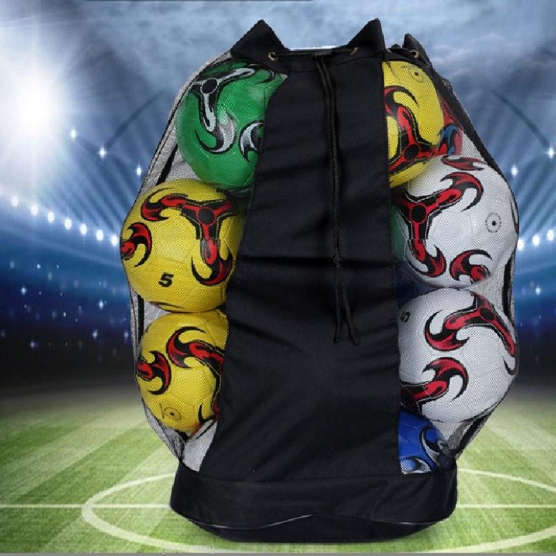 Large Durable Canvas Sports Ball Bag Multi-purpose Backpack Perfect For Soccer And Basketball