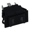 (ON)-Off-(ON) Momentary Car Type Switch Reverse Polarity 6 Pin Rocker Switch 12V 20A for KCD2-7-223/Trailer Motor/RV/Car