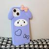 Bubble Phone Case for iPhone11 12 Pro Max Mini XR X XS 7 8 6 Plus SE 2020 3D Cartoon Dog Silicone Case For Girls
