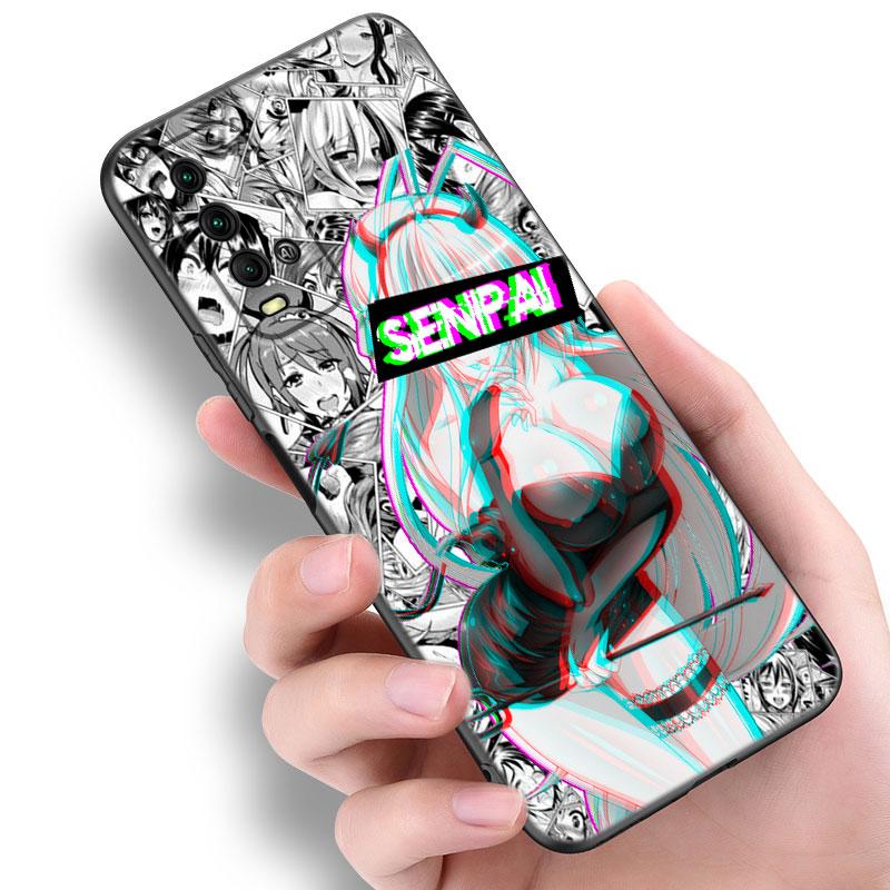 Anime Sad Girl Phone Case For Xiaomi Redmi Note 5 6 9T K20 K40 K50 Pro 7A 8A 9A 9C 9i 10A 10C A1 S2 Soft TPU Black Cover