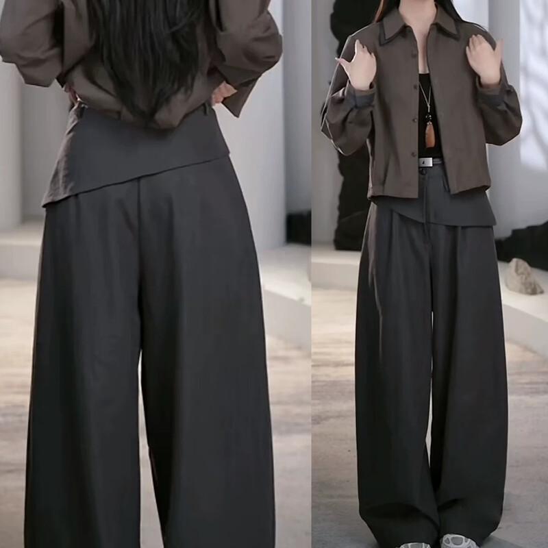 La Chapelle Women's High-Waist Curved Knife Pants
