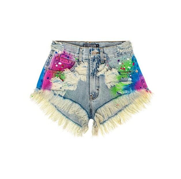 

Джинсовые шорты MissDenim High Waist EU XS