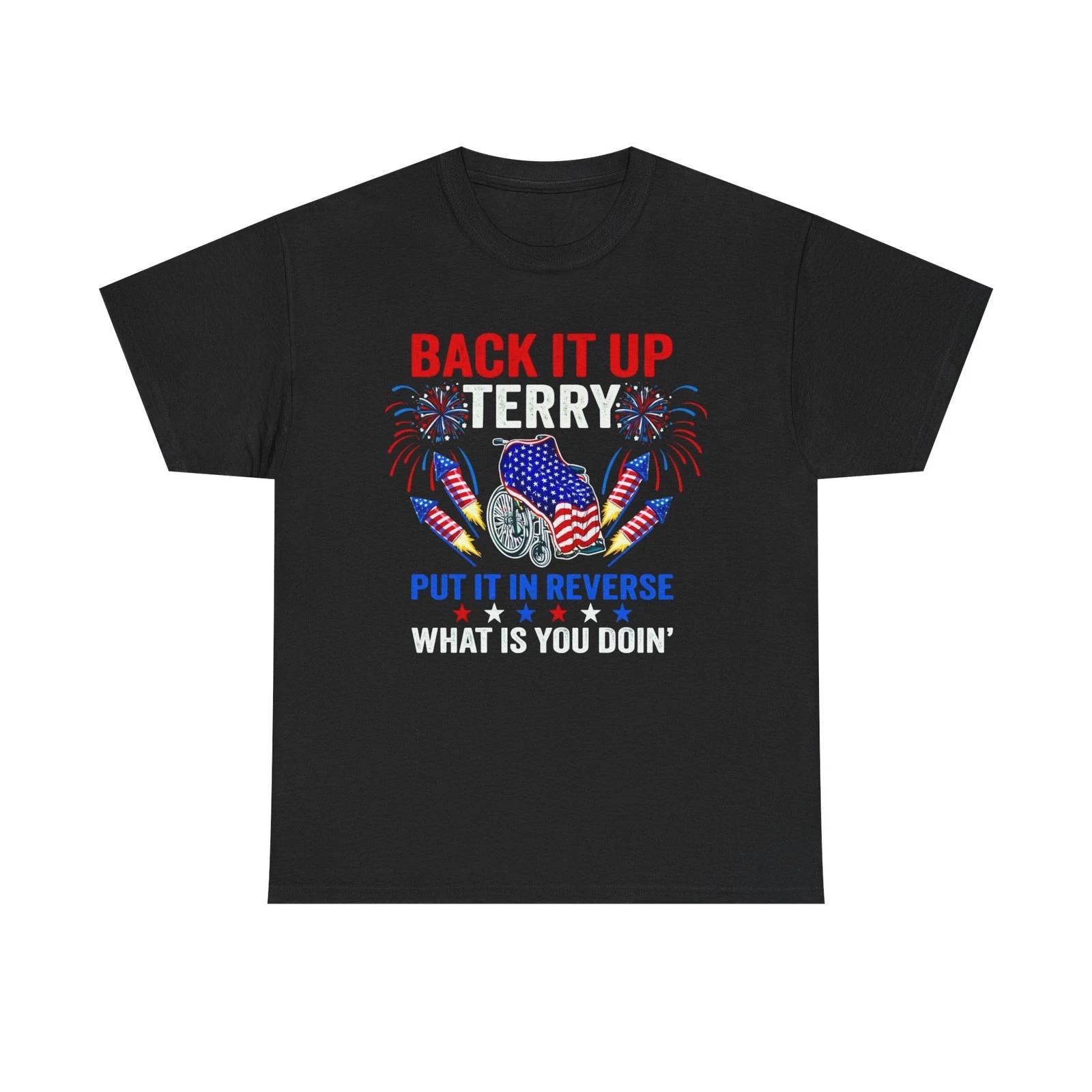 Put It In Reverse Terry Unisex Heavy Cotton Tee M
