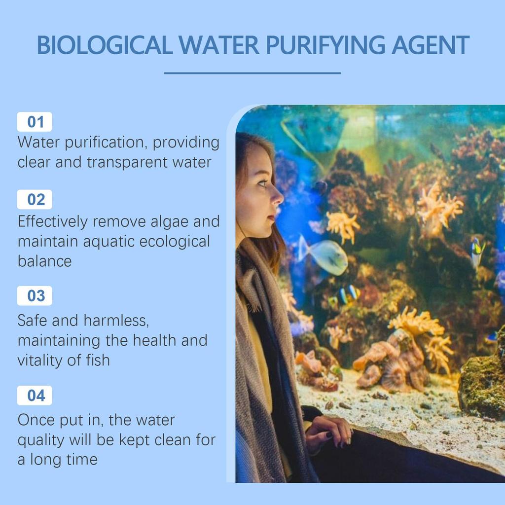 YEGBONG Aquarium Wasserreiniger Algenentferner Aquariumreinigung Moosentferner Algenentferner Aquariumwasserreinigung Moosentferner