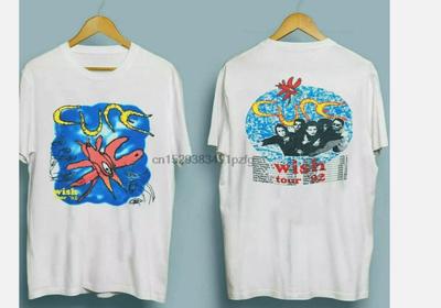Vintage 1992 The Cure Wish Tour T-Shirt 90s Band Tee Robert Smith TOP Quality