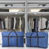 Sac de Rangement Sous Lit Pliable - 1X130 - 130L - 88x58x26 cm - Bleu - Organiseur Multi-usage