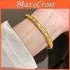 Vintage Cross Bracelet With Cz Zirconia Copper Gold Plating For Fashion Enthusiasts