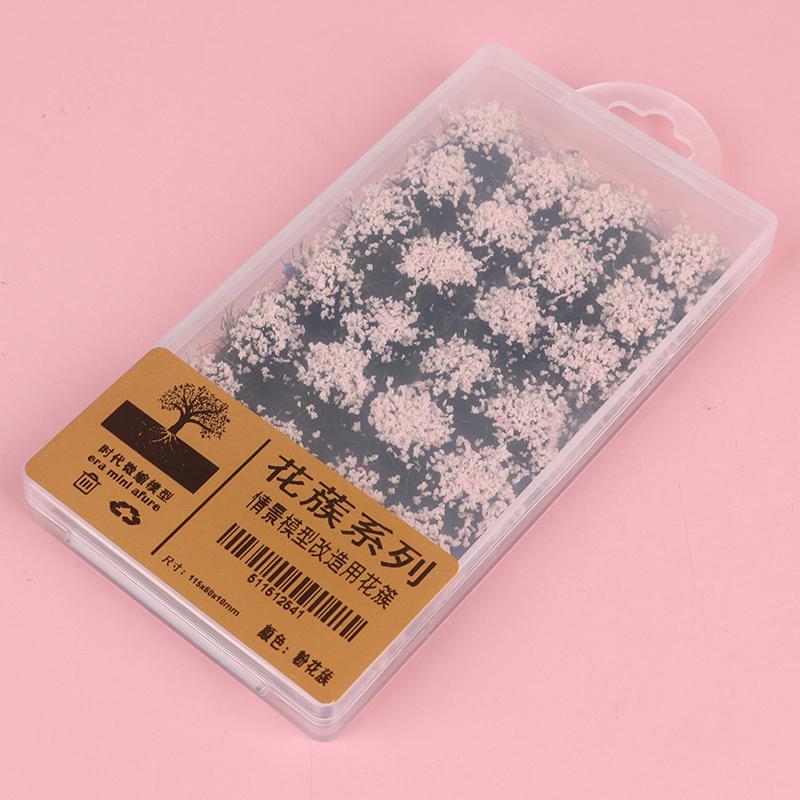 

28шт наборы моделей «сделай сам» искусственная трава газон микропейзаж декор аксессуары розовый