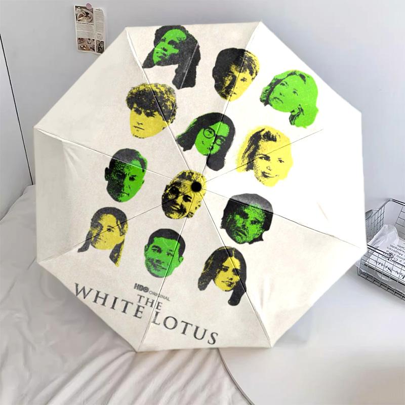 

1 PC Automatic Folding Umbrella - Cartoon Pattern, Portable & Foldable Design with 52 Ribs, Christmas Birthday Gifts