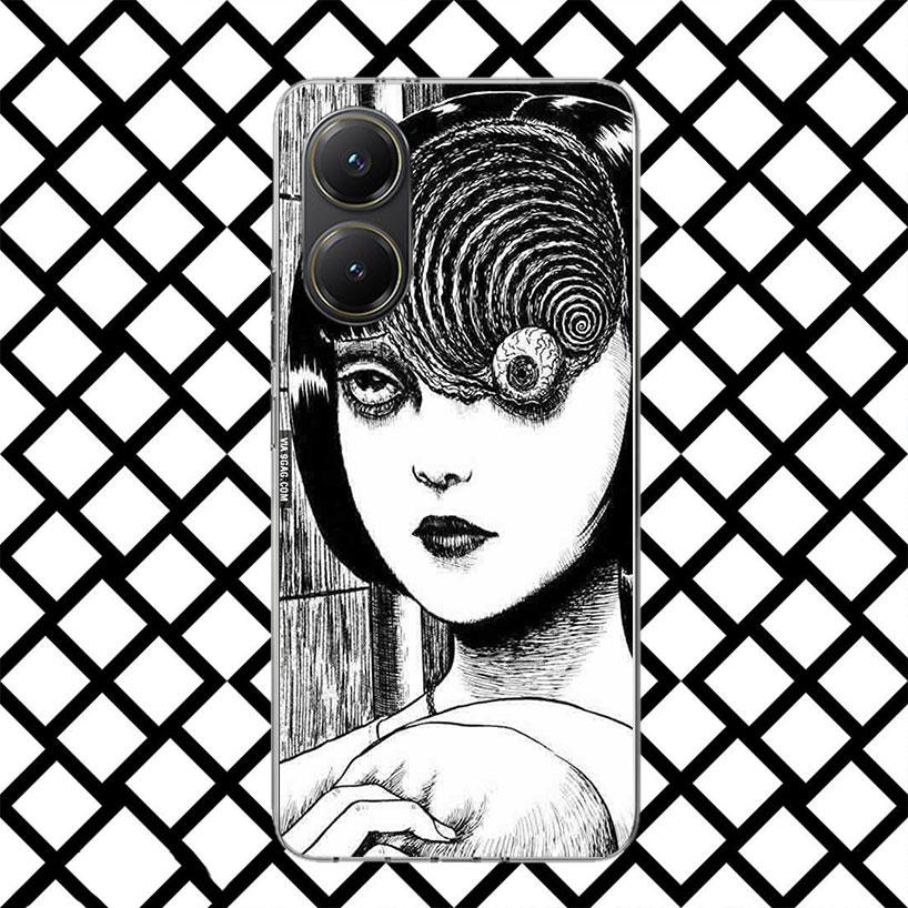 Japanese Horror Comic Anime Phone Case for Xiaomi Poco F7 Ultra X7 X6 X5 Pro X4 Gt M8 M7 Redmi 15 15C 13 13C 12 12C Soft Cover F