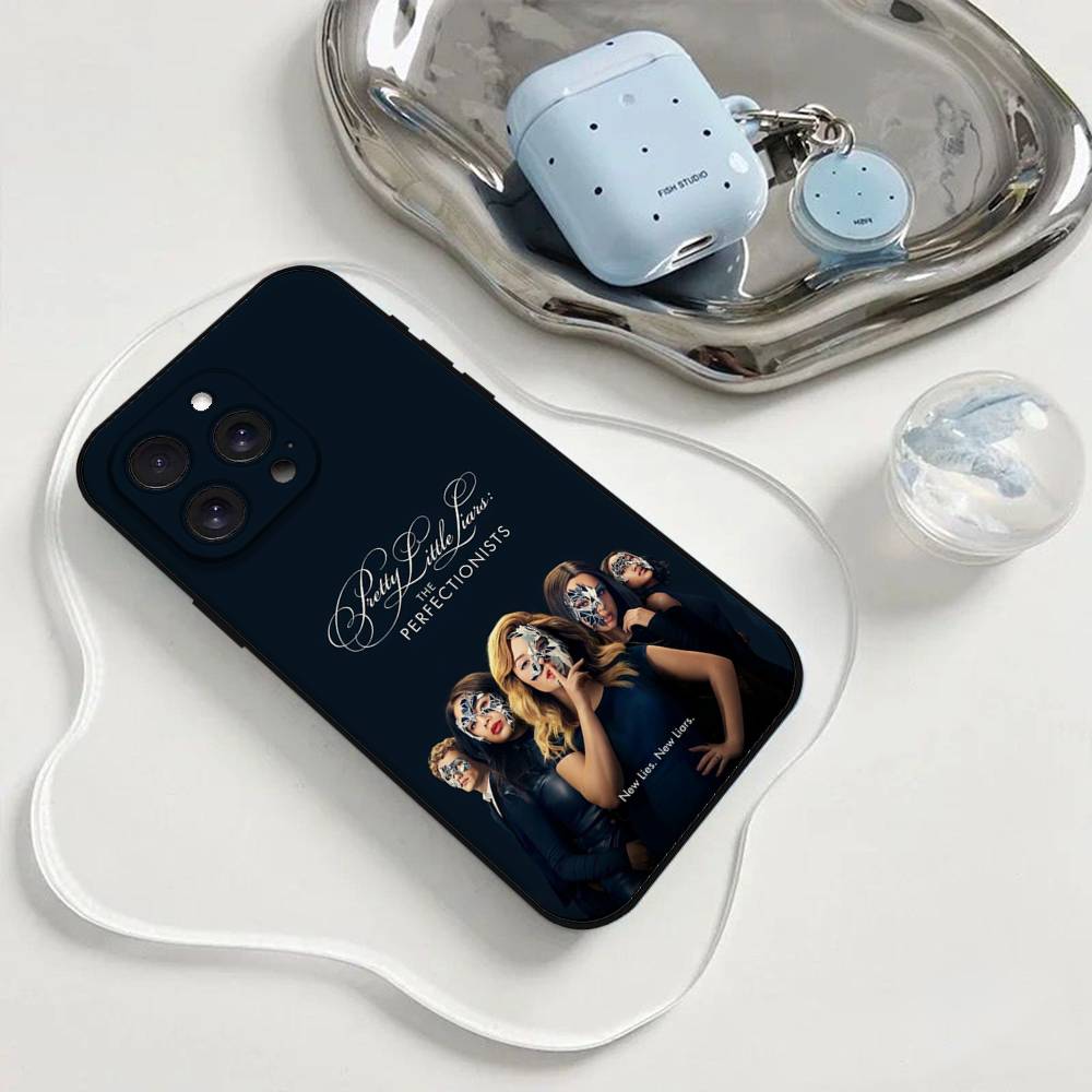 Pretty Little Liars Phone Case Phone Case For IPhone 17,16,15,14,13,12,11,Pro,Plus,Mini Soft Black Cover